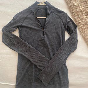 3/4 zip lulu long sleeve